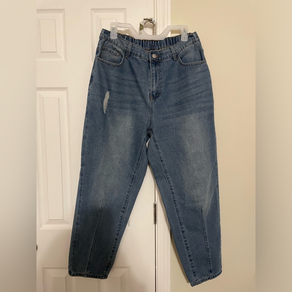 SheIn Curve 0XL High Waist Vintage Look Jeans